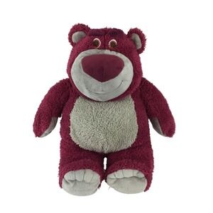 Disney Store Lotso Huggin Bear Plush 16" Toy Story 3 Pixar Scented